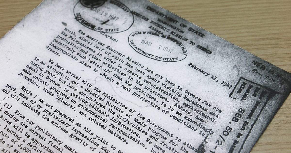 70 Χρόνια Mετά Tην Έκθεση Πόρτερ